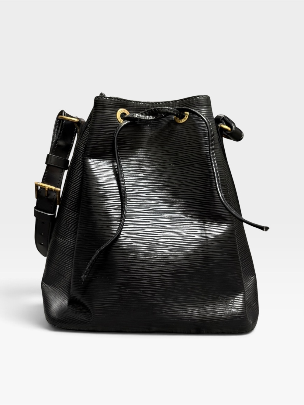 Louis Vuitton Noe bucket Bag Epi Leather Black Shoulder Bag